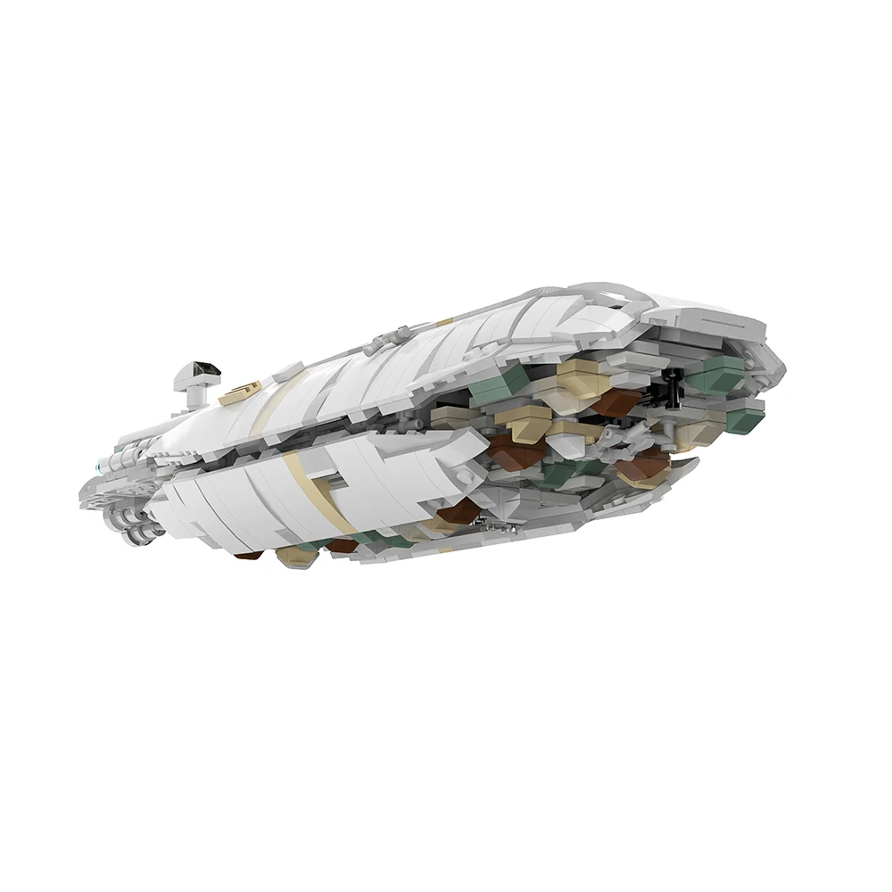 

MOC Space GR-75 Transport Ship Building Blocks Set Rebel Army Wars Airship Bricks Battle Spaceship Model Toys For Children Gifts