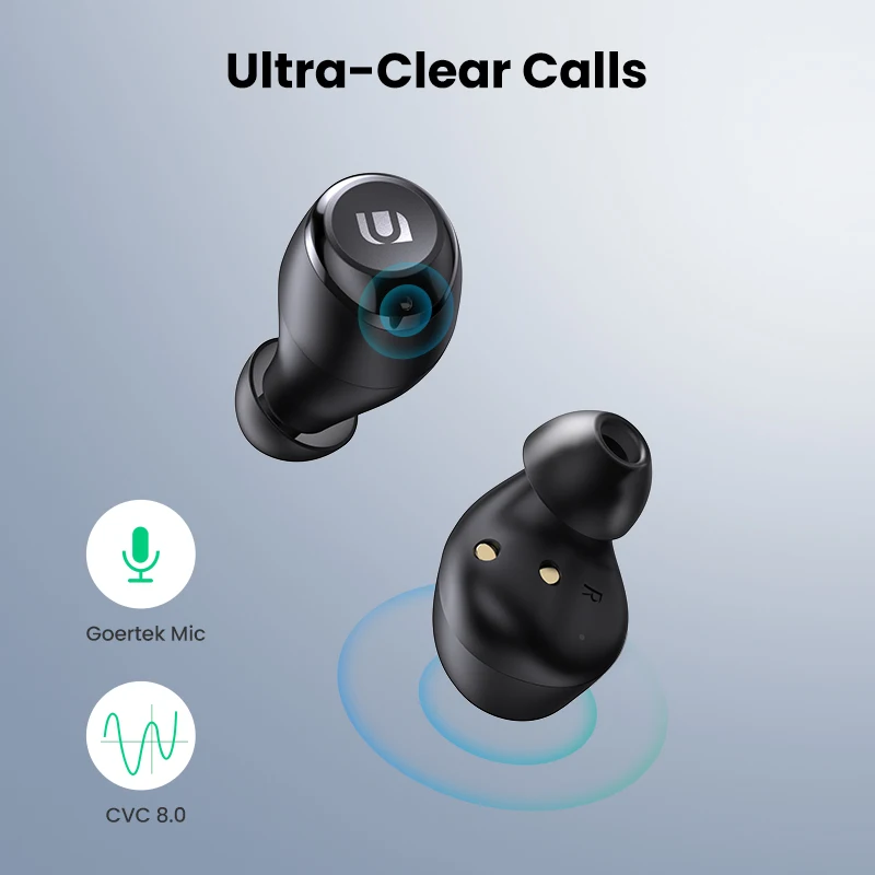 

Ugreen Wireless Bluetooth 5.0 Earphone TWS HiHeadphone aptX Qualcomm Chip True Wireless Stereo Earbuds Headset Earphones