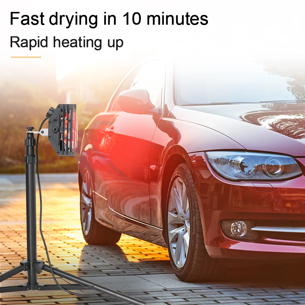 Инфракрасная лампа для отверждения краски 1000 Вт Коротковолновая инфракрасная