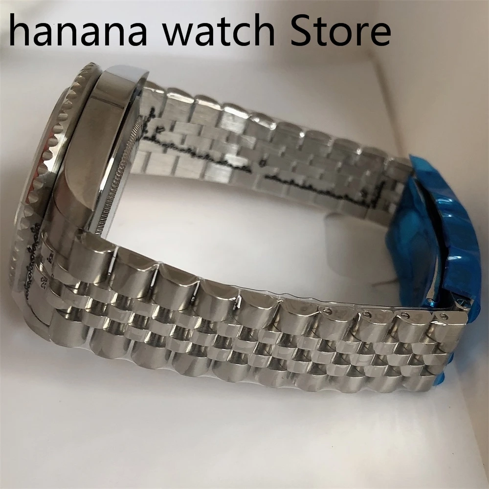 40 мм сапфировое стекло твердый 904L нержавеющая сталь тонкий корпус подходит для