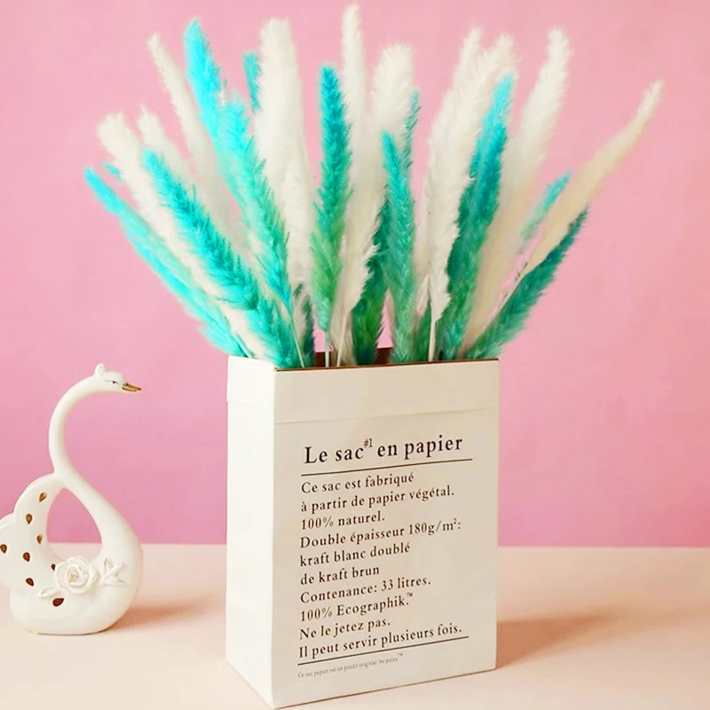 

Свадебное пасхальное украшение для дома, букет пампасных трав, сушеные цветы, домашний декор, тростник, миниатюрные ремесла «сделай сам», то...