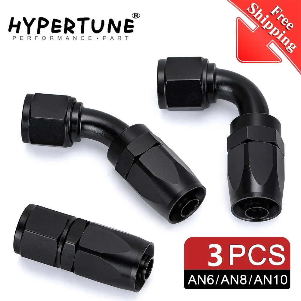 

Набор AN4 AN6 AN8 AN10 прямые 45 90 180 градусов мазута поворотный концевой фитинг шланга шланг Конец адаптер КИТ