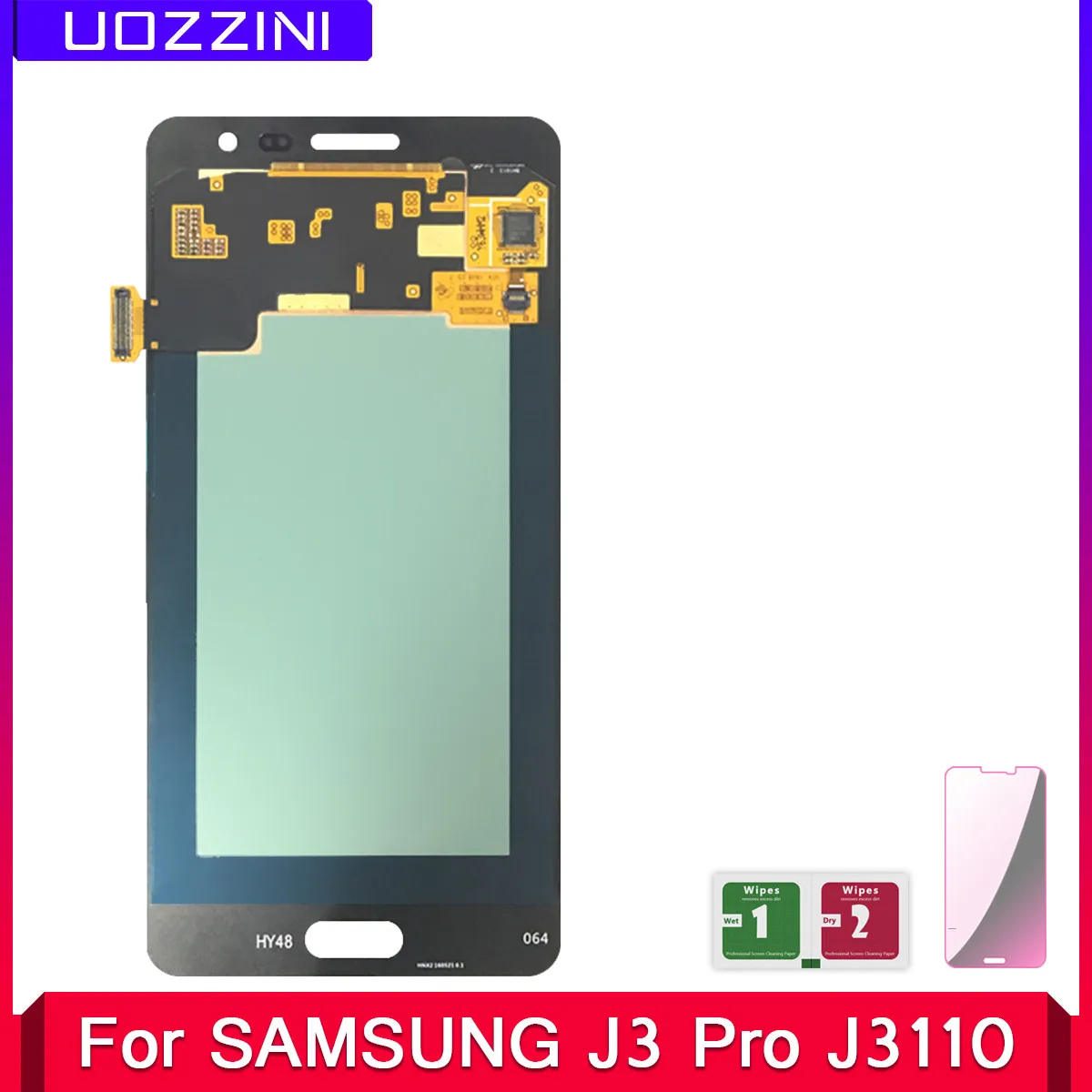2 шт Супер AMOLED lcd дисплей рабочий сенсорный экран сборка для samsung Galaxy J3P J3110 J3 pro J3119 с