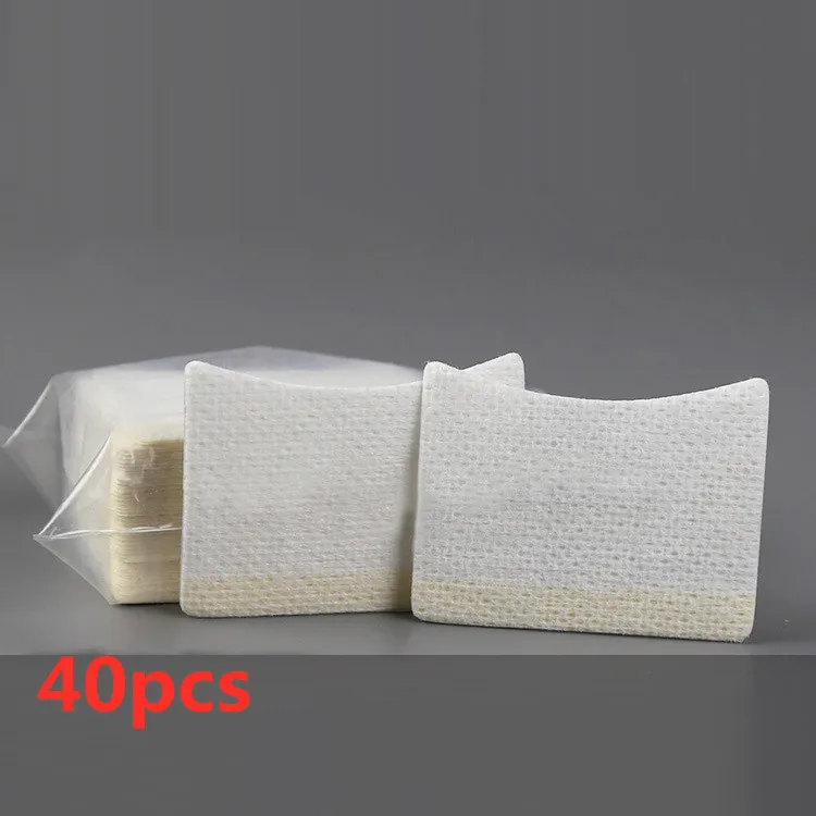 

40 шт. снимите хлопковый лист для предотвращения раздражения глаз. Ресницы для трансплантации и растений.