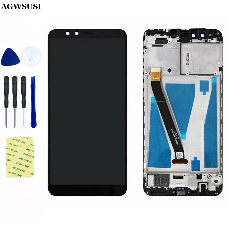 

5,93 ''для Huawei Y9 2018 ЖК-экран FLA-L22 FLA-LX2 FLA-LA10 FLA-LX1 FLA-LX3 ЖК-дисплей с сенсорным экраном дигитайзер в сборе с рамкой