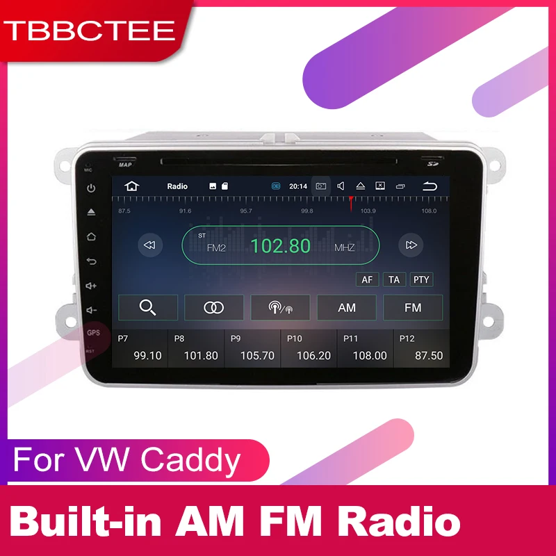 Автомобильный DVD плеер TBBCTEE 2 DIN GPS навигатор Navi для Volkswagen VW Caddy 2004 ~ 2013 Android