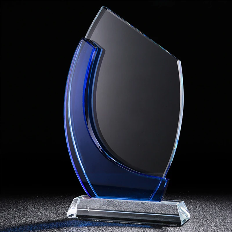 Персональный хрустальный трофей Заказная стеклянная статуя победитель награда спортивные события Лига чемпионов