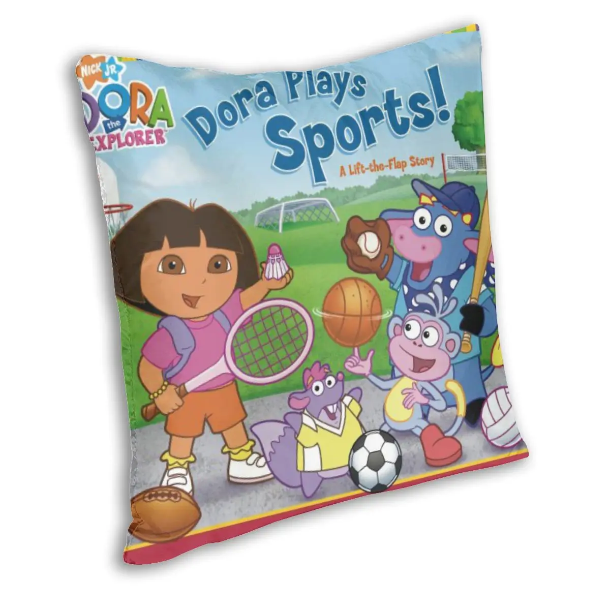 Чехол для подушки с рисунком Дора Explorer 942|Наволочка| |