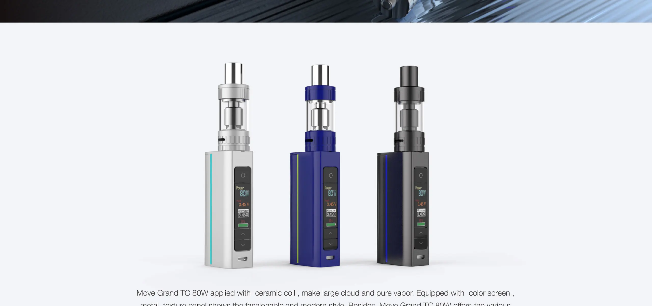 Vape электронная сигарета мод Vivakita Move Grand 80 Вт коробка мод подходит атомайзер 510 резьба