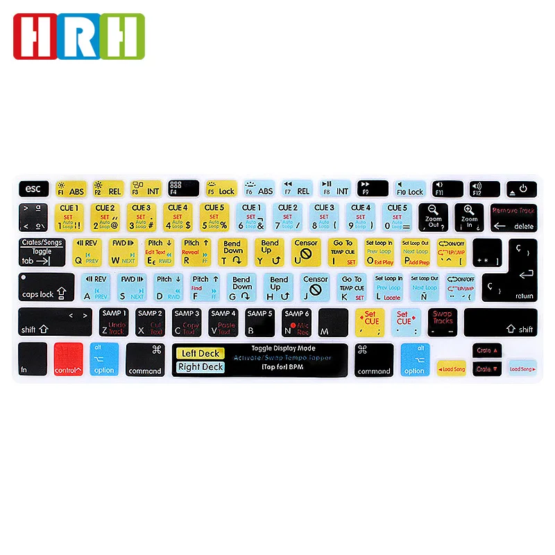 Силиконовый чехол для клавиатуры HRH Serato от царапин живых испанских горячих