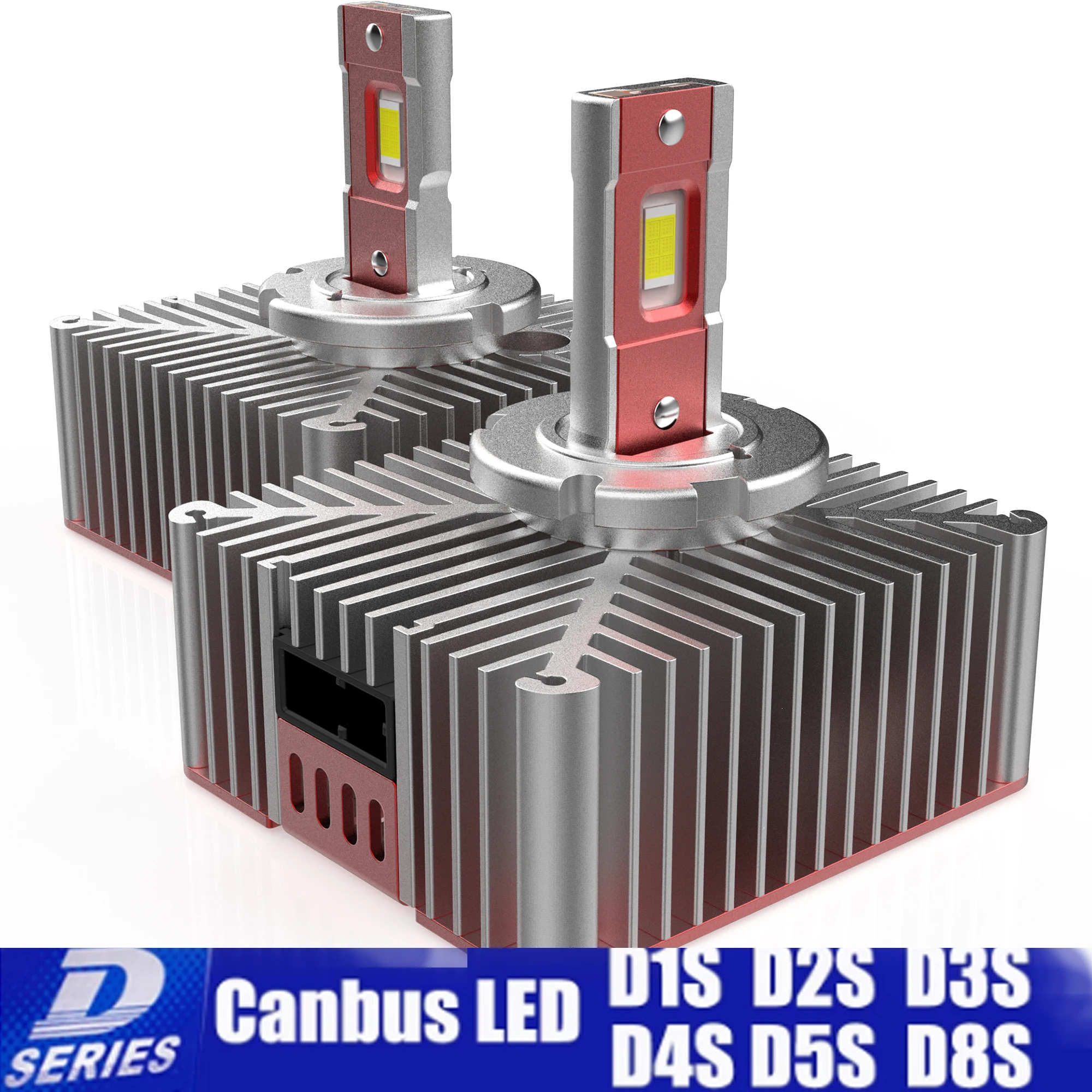 

Светодиодная лампа D2S D4S Plug & Play, сменная лампа HID Canbus D1S D2R D3S D4R D5S D8S, автомобильная фара, 70 Вт