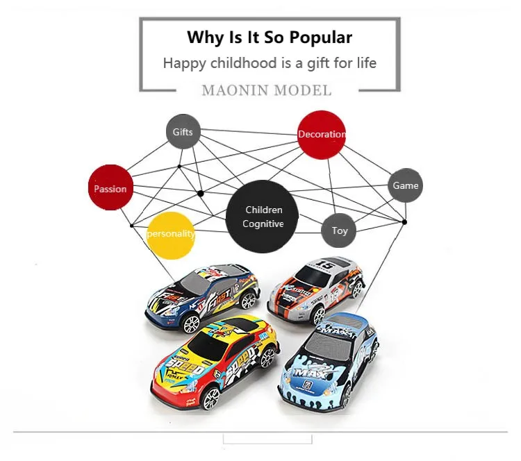 6 шт. набор игрушек гоночный автомобиль сплав железный корпус модель такси