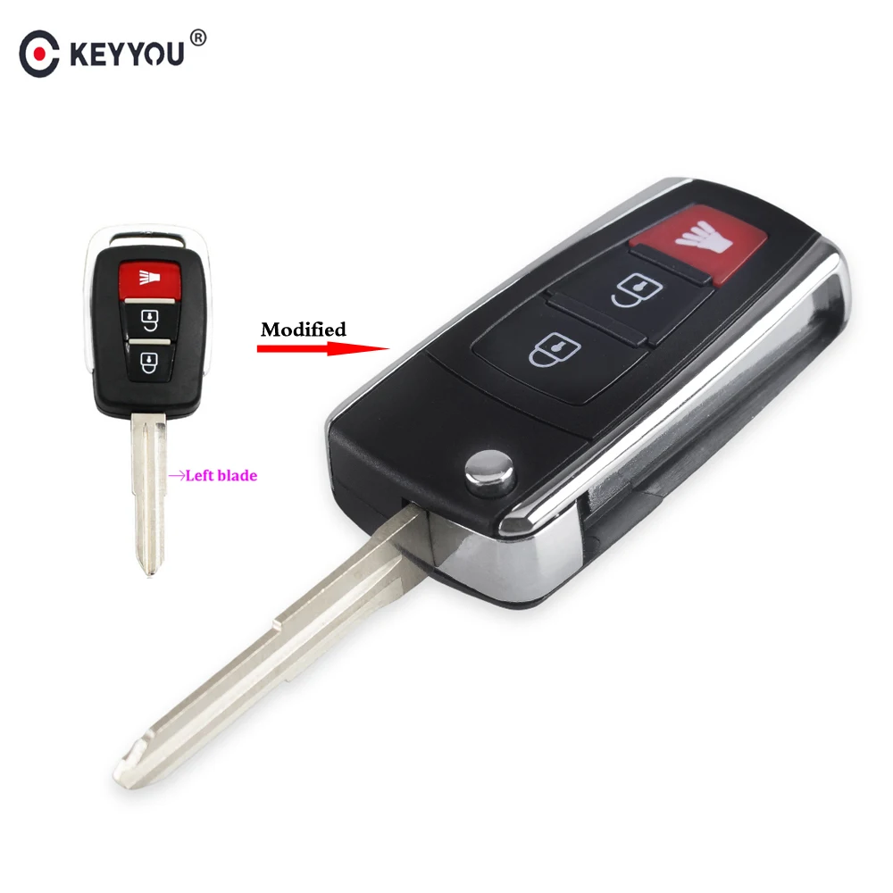 KEYYOU для Proton 3 кнопочный модифицированный откидной пульт дистанционного