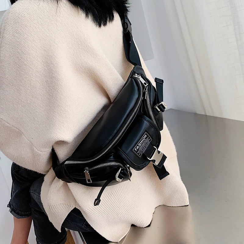 

Модная нагрудная сумка в Корейском стиле для женщин, новинка 2022, повседневные универсальные сумки через плечо, Женская текстурная искусств...