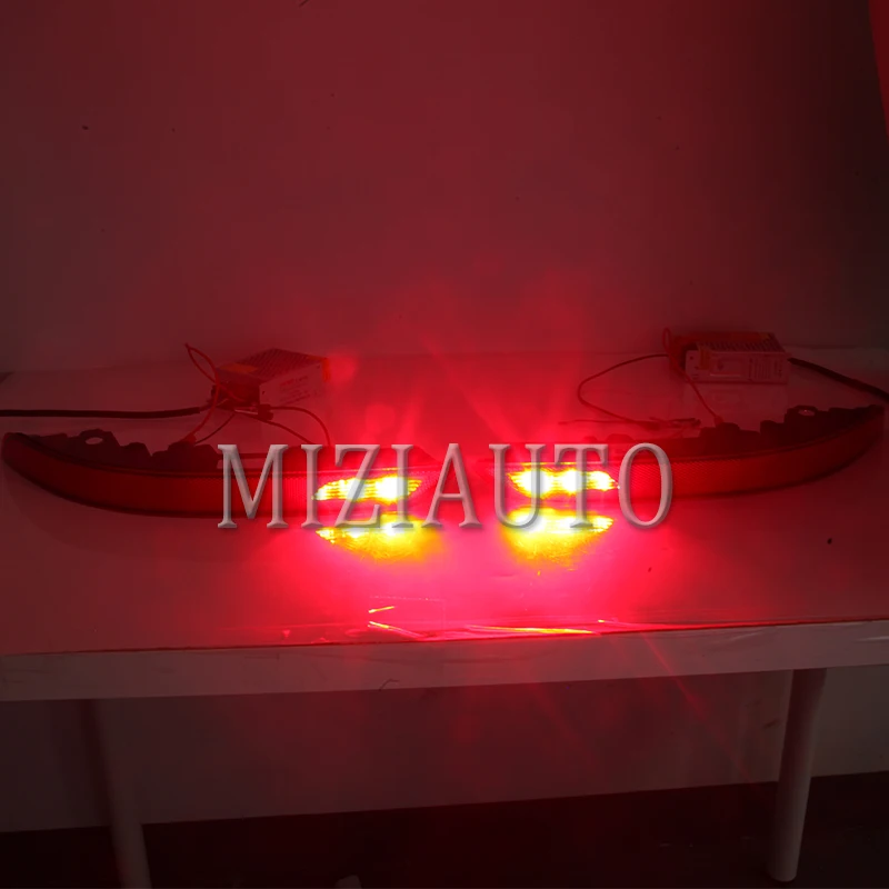 

Left/Right LED Rear Bumper Reflector Light For Porsche Cayenne 2015 Tail Brake Stop light Red Car Styling Fog lamp