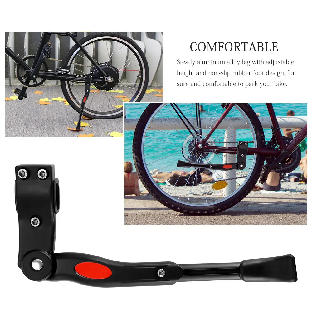 

Bicycle Stand MTB Bicycle Bike Kickstand Parking Rack Bike Support Side Kick Stand Foot Brace 22''-27'' Adjustable Cycling Parts
