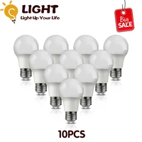 10pcslot promotion led bulb e27 9w lampada led light ac 220v bombilla spotlight lighting coldwarm white lamp
