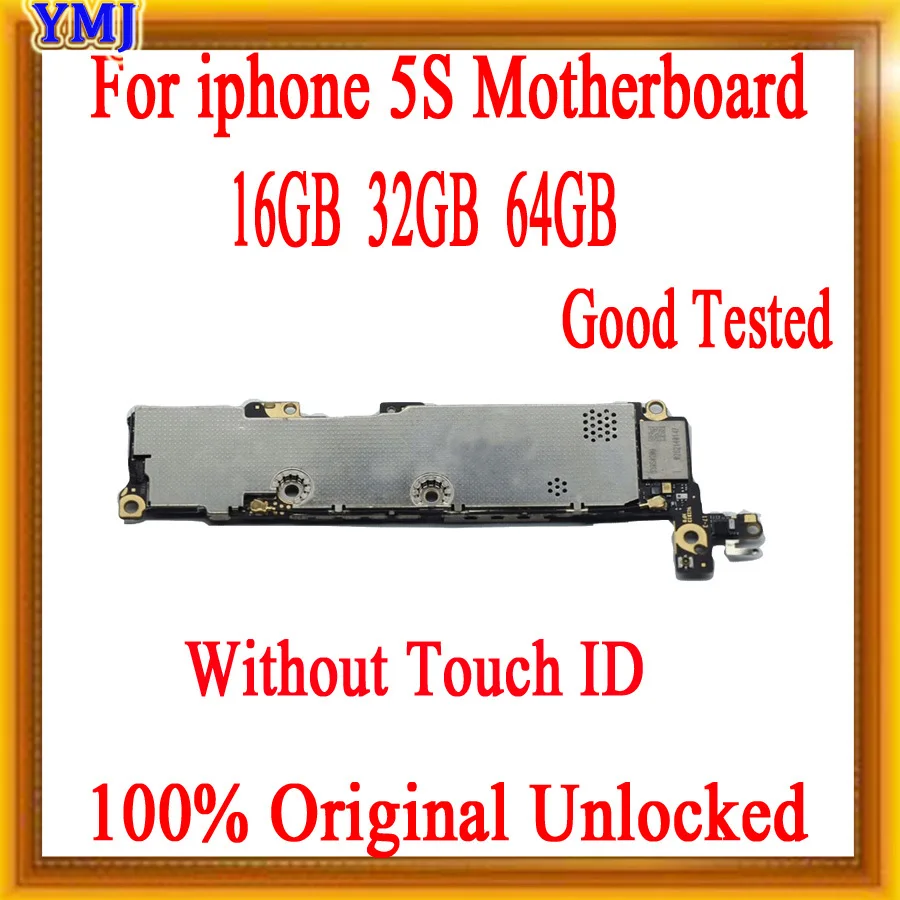 Материнская плата для iPhone 5S 16 ГБ/32 ГБ/64 ГБ 100% оригинал разблокированная 5s