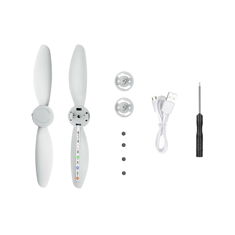 

2021 New Lightweight and Durable, Easy to Mount and Detach Quick-Release Flight Stability Propellers for Mini 2 Drone, Gray