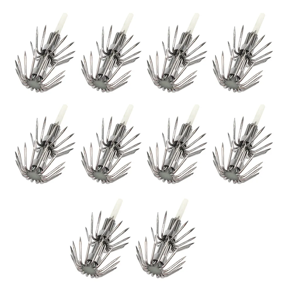 10 шт. светящиеся в темноте приманки-осьминог | Спорт и развлечения