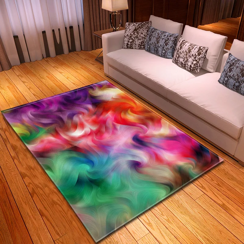 

Modern 3D Colour Carpets For Living Room Home Decor Carpet Sofa Coffee Table Antiskid Soft Rugs Bedside Rug Bedroom Mats Floor