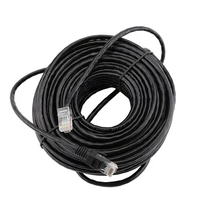 10m 20m 30m 50m cat5 ethernet network cable rj45 patch outdoor waterproof lan cable wires for security cctv poe ip camera system