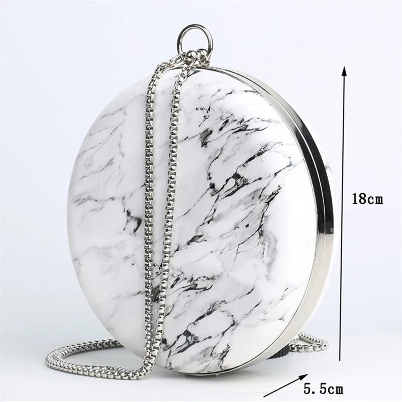 Женская сумка из ПУ кожи с мраморным принтом вечерняя клатч ремешком на руку