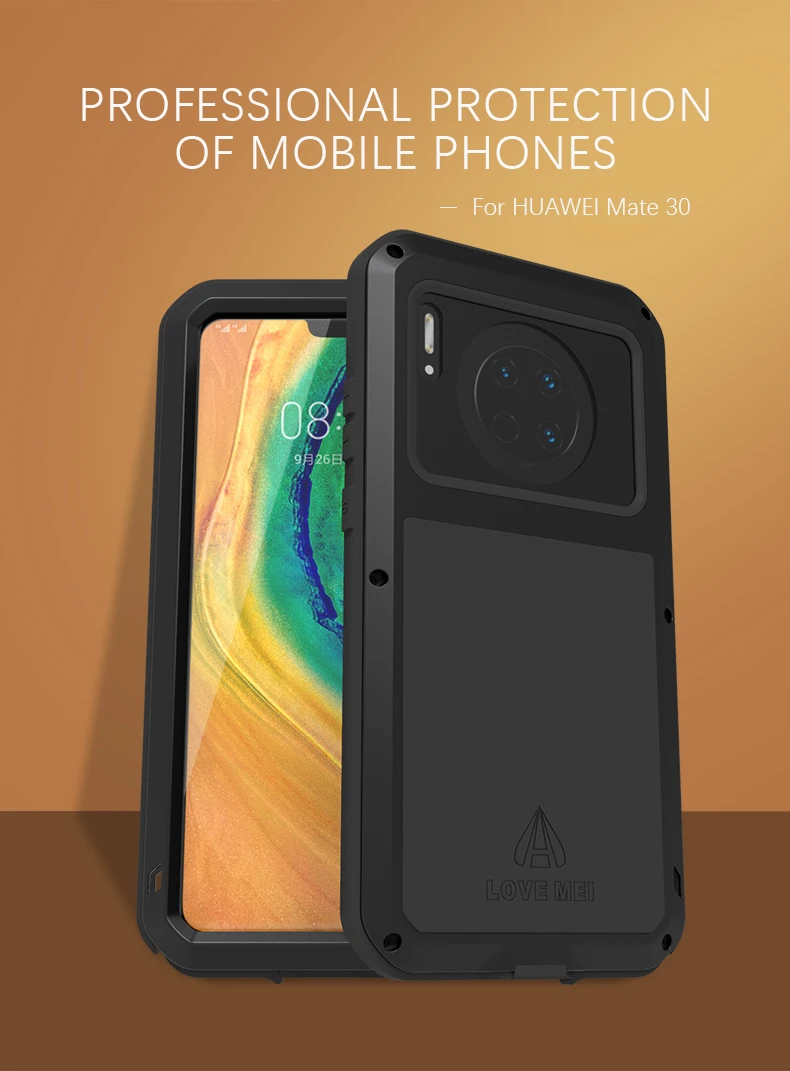 Gorilla glass) для huawei P30 Pro P20 Lite металлический защитный противоударный чехол для huawei mate 30 чехол алюминиевый водонепроницаемый чехол Nova 3E