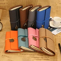 travel portable a6 loose leaf journal diary book notebook stationery supplies planner organizer paper inner page ring binder dia