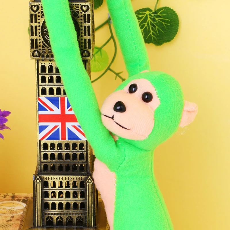 60cm Kawaii Long Arm Tail Monkey Stuffed Doll Plush Curtains Baby Sleeping Appease Animal Toys Car Decoration Valentine's Day Gi | Игрушки