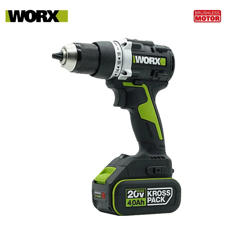 

Беспроводная электрическая дрель WORX WU186, 20 В, 60 нм