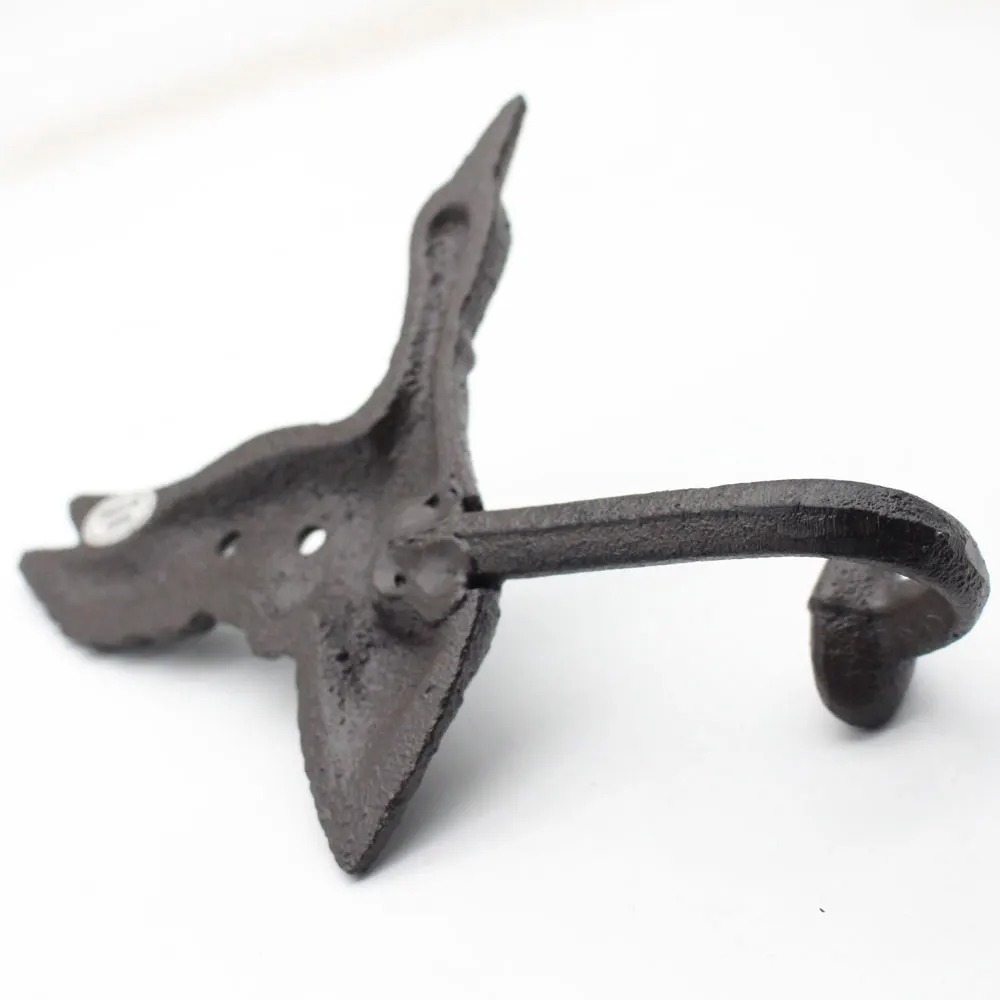Винтажный деревенский чугунный лебединый настенный крюк для настенной комнаты