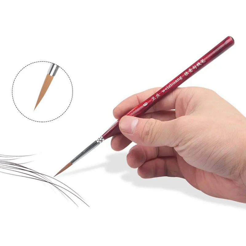 

Professional Paint Brush Fine Painting Pen Nylon Hair Brush Sets Detail Painting Drawing Line Pen Brush Art Supplies