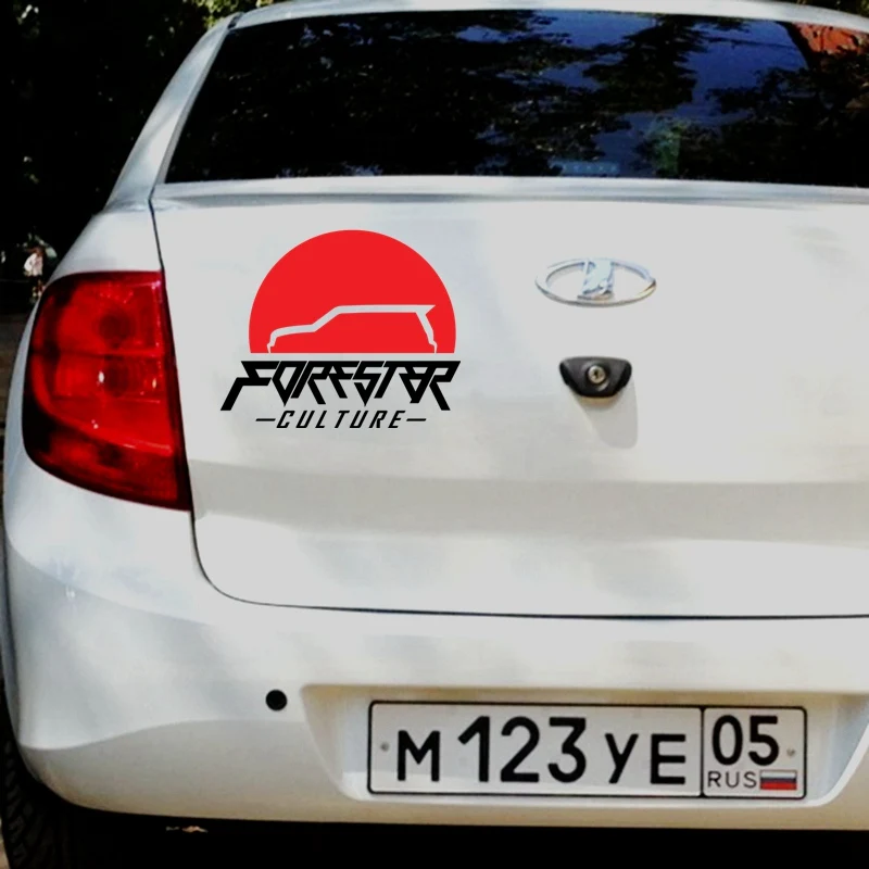 Tri Mishki HZX1063 #15x18 2 см Forester культуры забавная наклейка для автомобилей виниловые