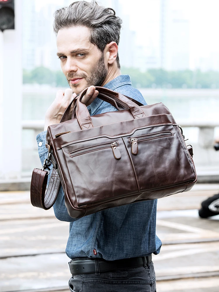 WESTAL портфель мужской сумка для ноутбука му...