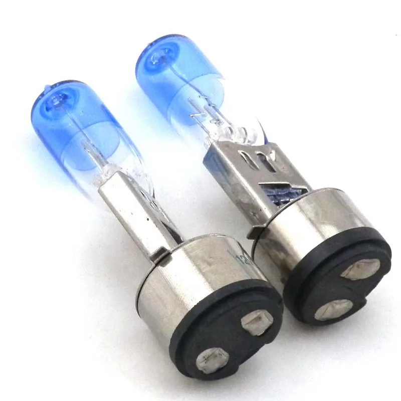 2 шт. BA20 50/50 Вт BA20d ATV Quad скутер фары для мотоцикла велосипеда лампы 12v|bulb ba20dbulb motorcycle