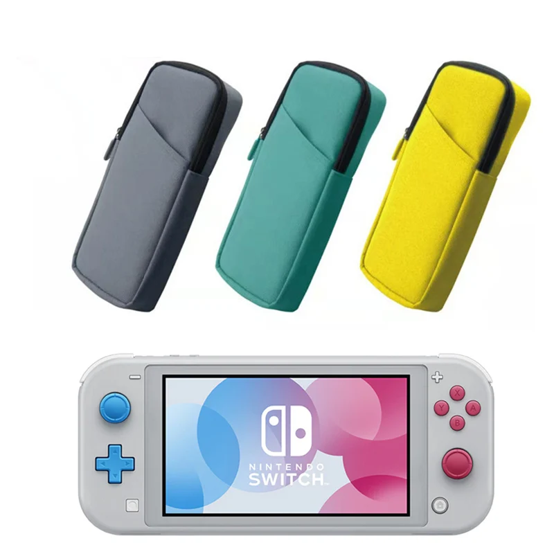 Чехол для переноски Nintendo Switch Lite сумка хранения Мягкий тканевый портативный чехол