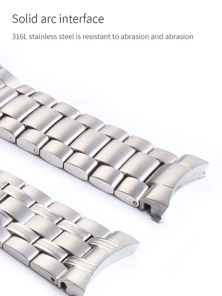 Ремешок сменный мужской из нержавеющей стали Браслет для часов Sea Master 20 мм 22 Omega