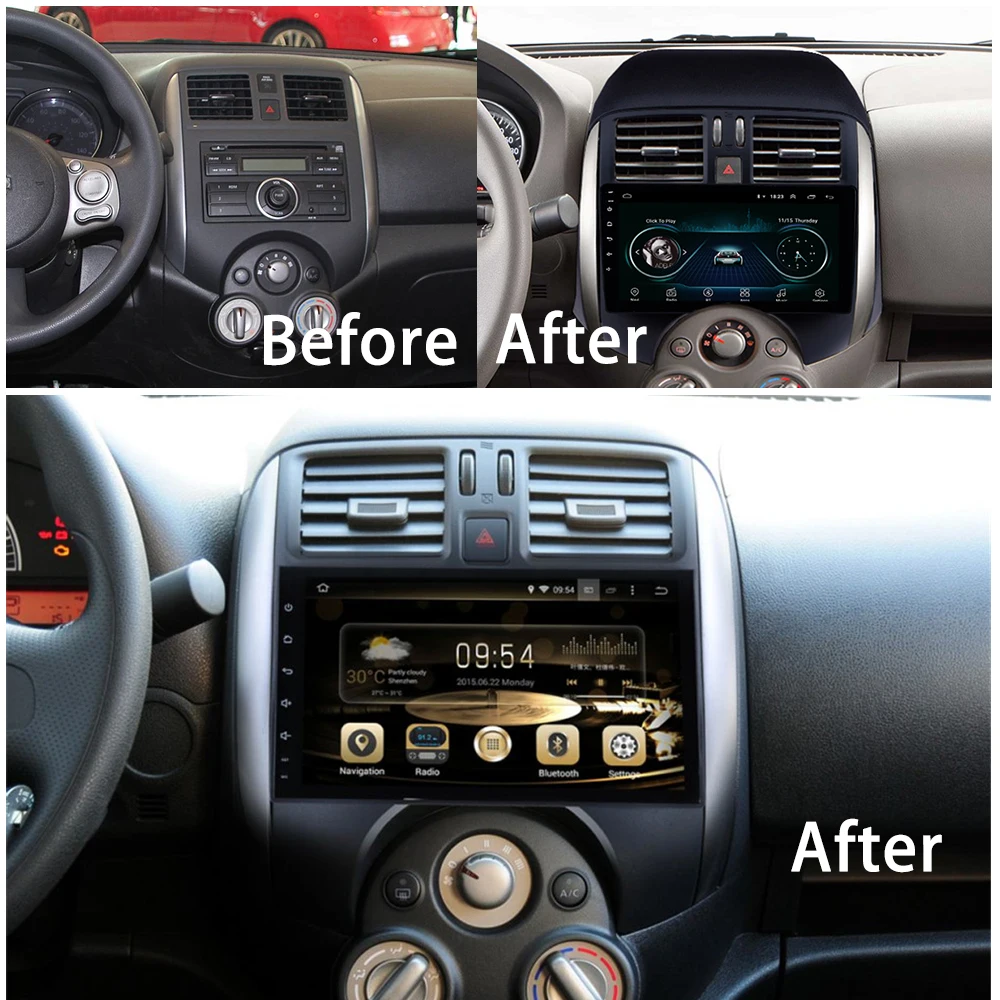 Автомобильный мультимедийный плеер стерео GPS DVD радио навигация NAVI Android экран