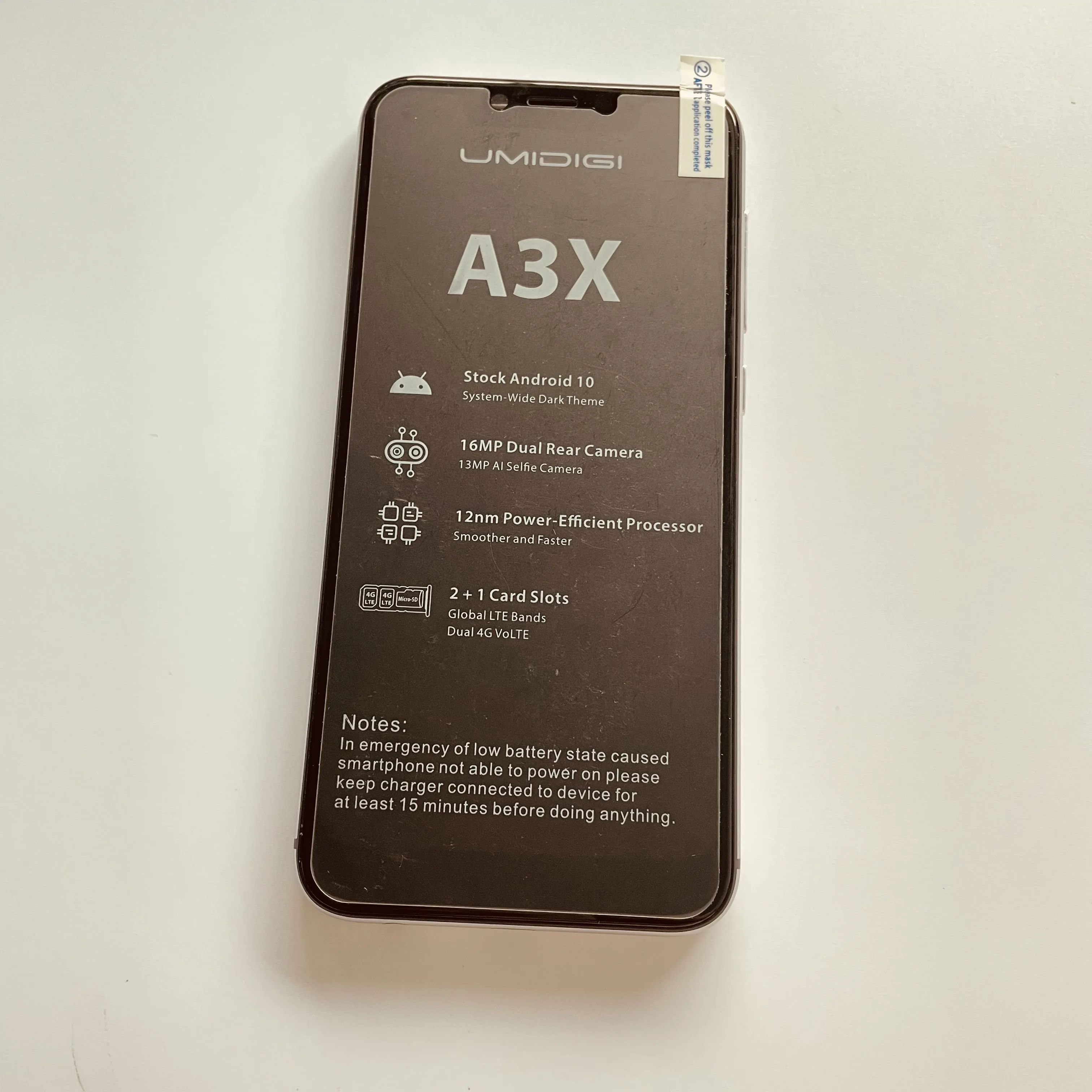 

Оригинальный ЖК-дисплей б/у экран UMIDIGI A3X + сенсорный экран + рамка для смартфона UMIDIGI A3X Бесплатная доставка
