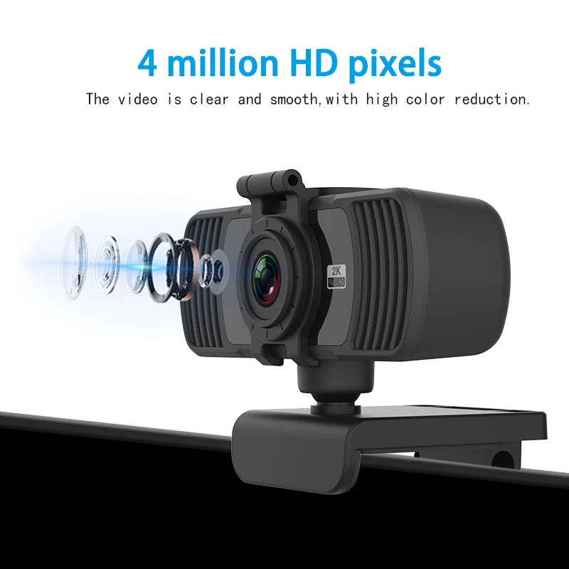 Новая веб-камера высокой четкости 1080P 2K компьютерная сетевая USB-камера для ПК с