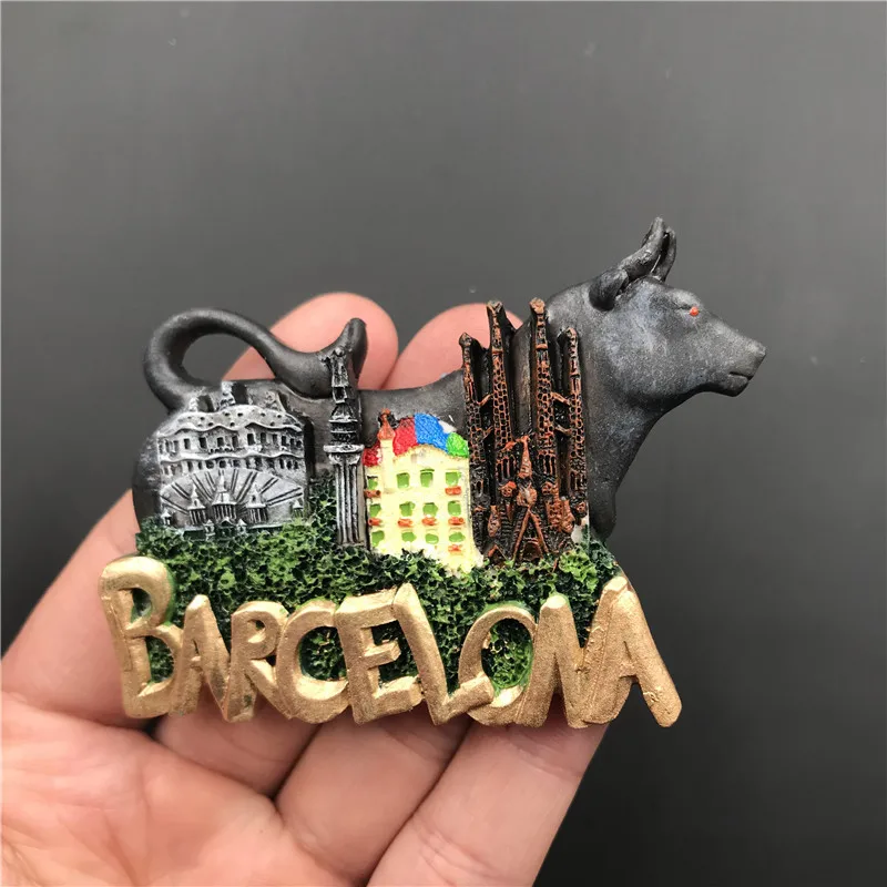 BABELEMI Hungary Dubai Thailand Poland Egypt Italy Australia Spain Belgium Fridge Magnet Souvenir Refrigerator Magnetic Stickers | Дом и сад