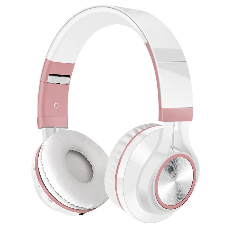 Беспроводная bluetooth Hi Fi стереогарнитура складные наушники с микрофоном FM радио SD/TF