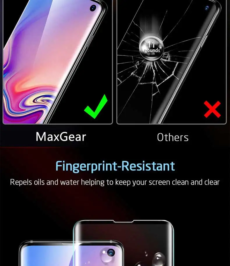 100D полный изогнутый экран закаленное стекло для samsung Galaxy S10E S10 Plus Note 10 S10+ Защитная пленка для экрана