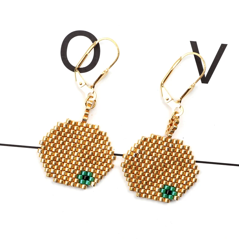 FAIRYWOO Золотое ядовитое зло ювелирные изделия Золотые сказочные серьги украшенные