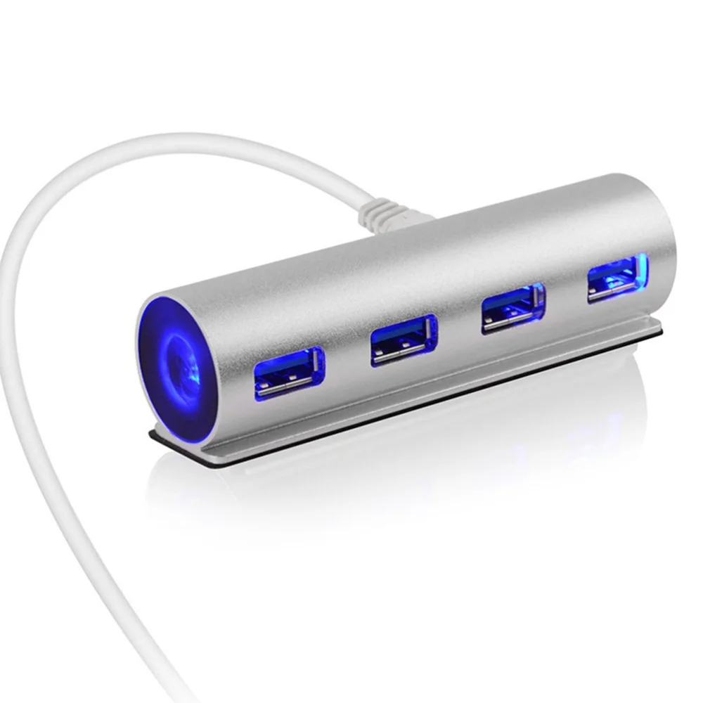 

4 USB HUB USB 3.0 Ports Usb3.0 High HUB for Laptop Pc Computer with LED Light