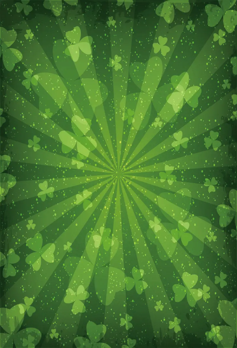 

St. Patrick's Day Backdrop Dreamy Clover Vine Green Photography Background Family Party Decor Photo Booth Studio Prop