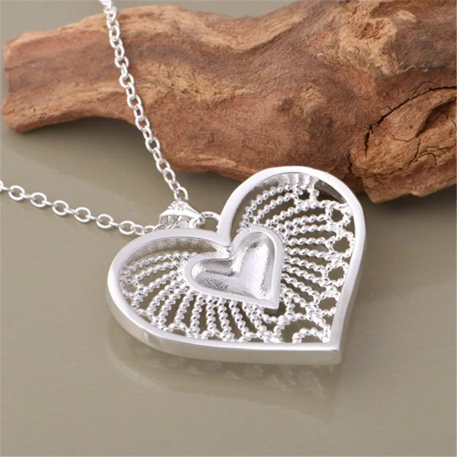 Акция ожерелье из серебра 925 пробы красивое Модное Элегантное очаровательное