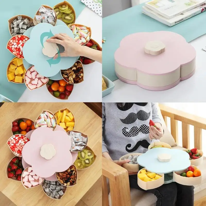 Пластик ящик для хранения для семян орех, конфета Сухофрукты Чехол Контейнер Творческий контейнер для пищевых продуктов домашнего интерьера предметы первой необходимости
