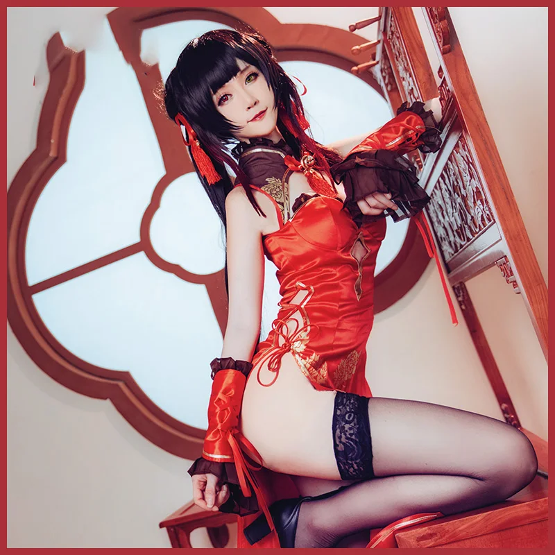 

Anime DATE A LIVE Tokisaki Kurumi Cosplay Costume Uniform Men Women Lolita Cheongsam Dress Suit Halloween Carnival Party Sets